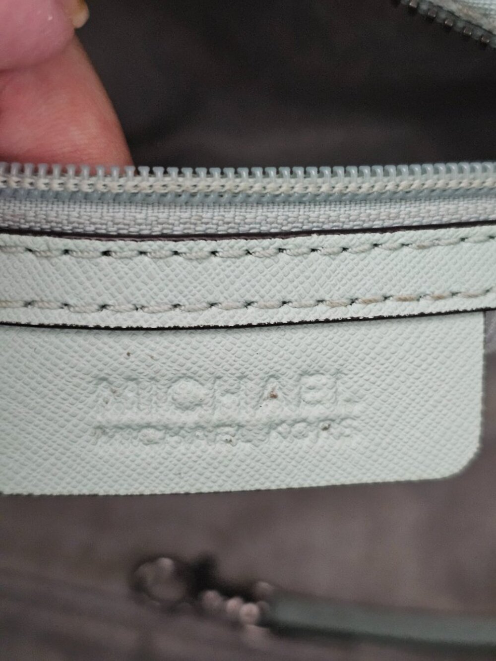 Michael Kors Mint Green Saffiano Leather Satchel Crossbody Bag - Picture 5 of 16